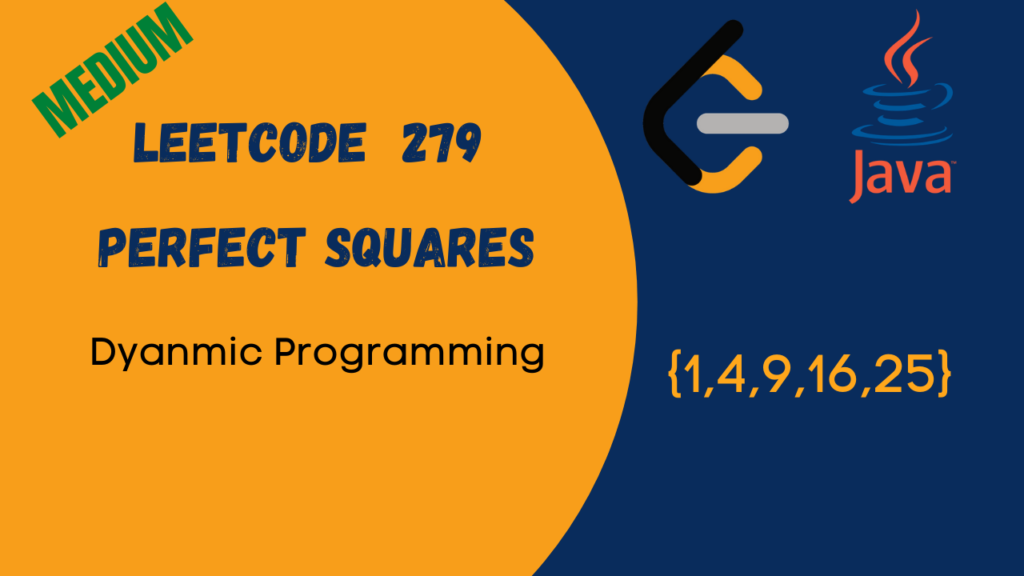 Leetcode Perfect Squares Java Solution